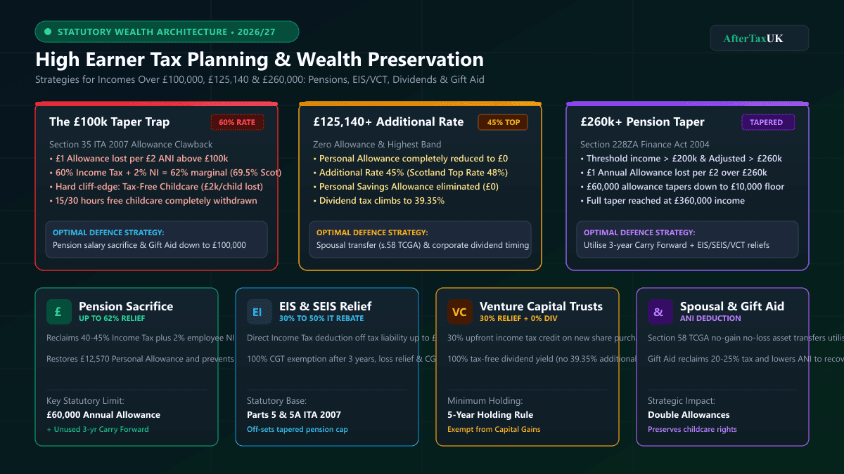 High Earner Tax Planning UK (2026/27) | Strategies Guide