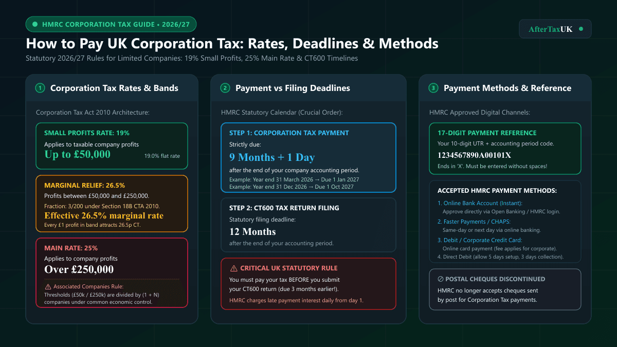 How to Pay Corporation Tax UK | Deadlines & Methods
