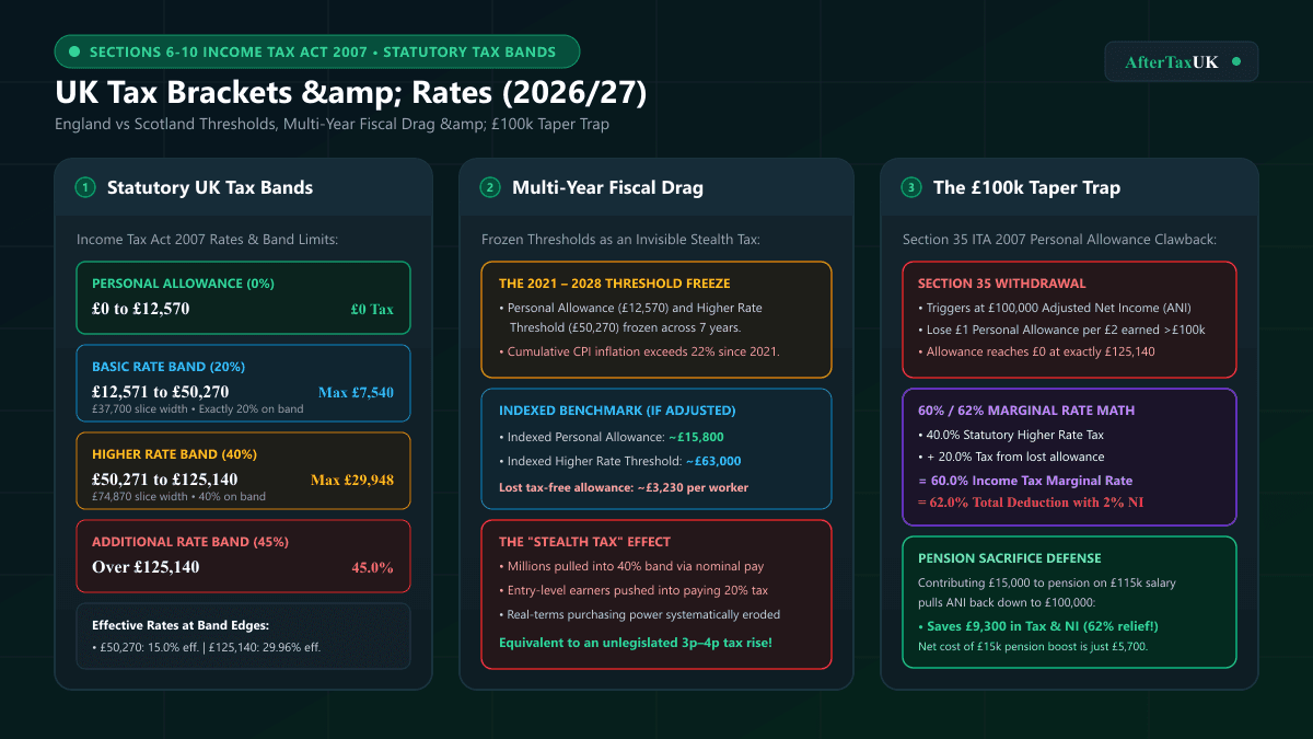 UK Tax Brackets and Rates Guide 2026/27